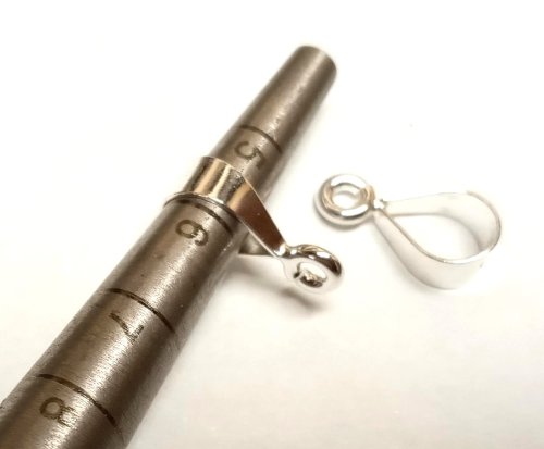 Judy Larson's Split Bead Earrings - Adjusting the Bail Opening, Contemporary Wire Jewelry, Filing, Finishing, , sanding, filing, polishing, Open the loop